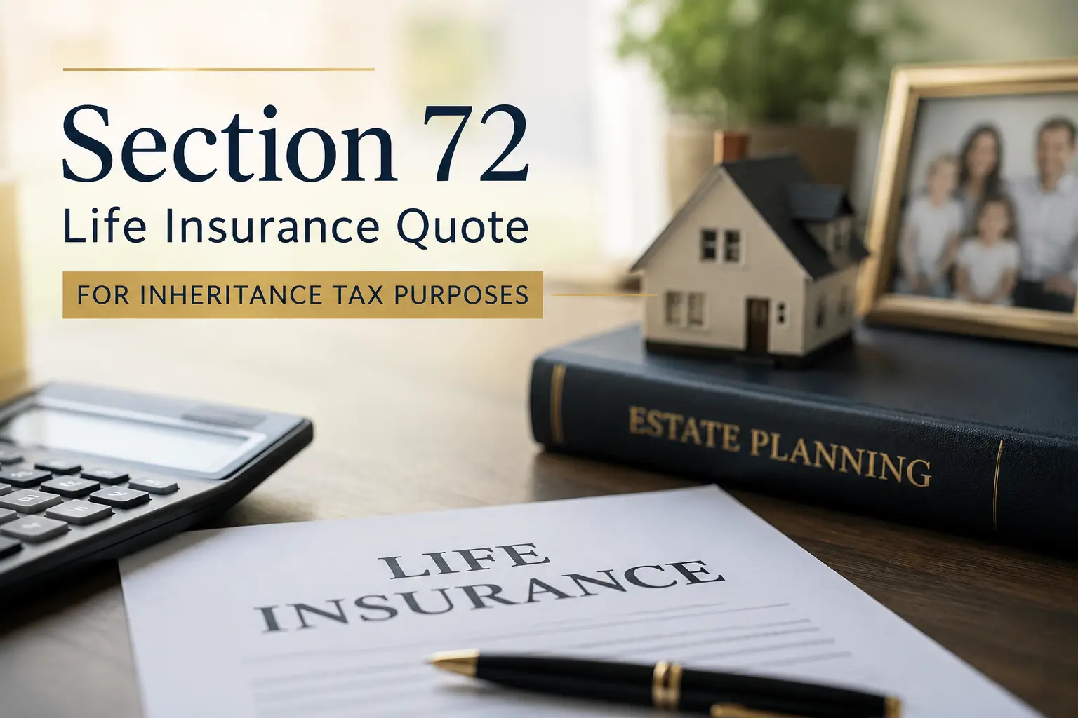 Section 72 Life Insurance Quote for Inheritance Tax Purposes