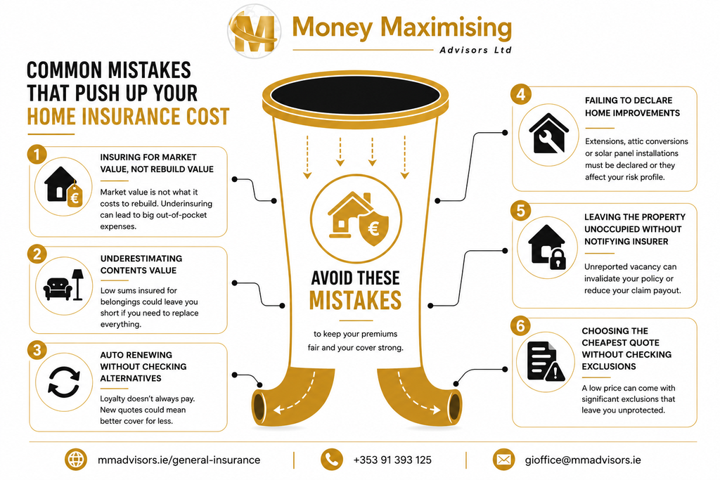How Much Does Home Insurance Cost in Ireland in 2026? 3 Common Mistakes That Push Up Your Home Insurance Cost