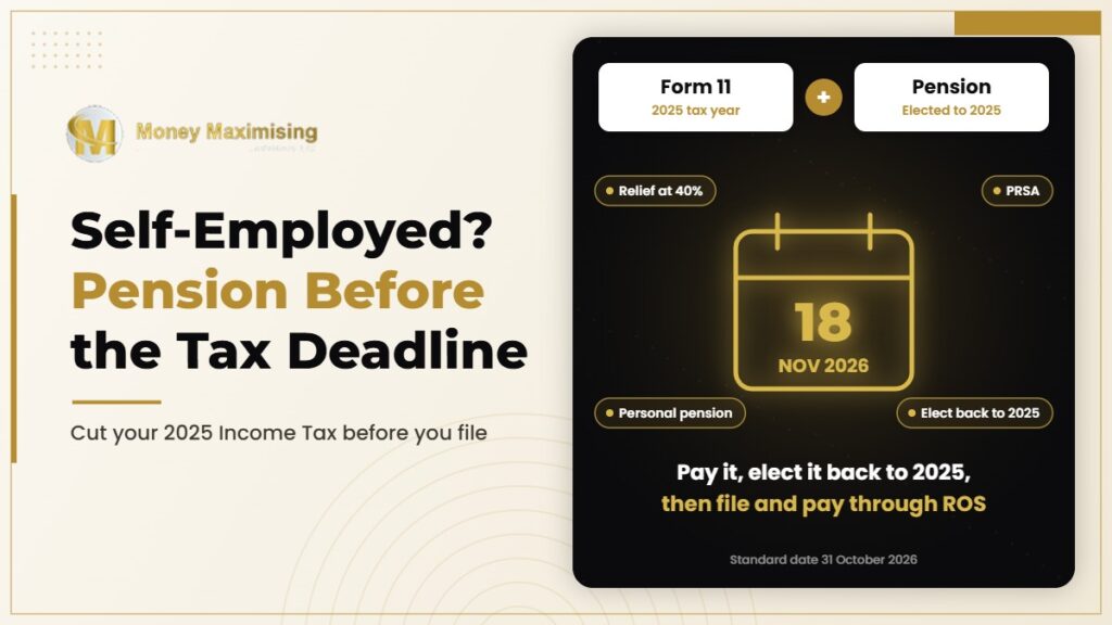 Self-employed? Make a pension contribution before the tax deadline