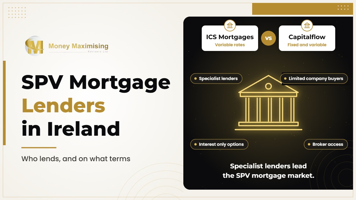 SPV mortgage lenders Ireland, investor comparing specialist lender terms for a limited company property purchase
